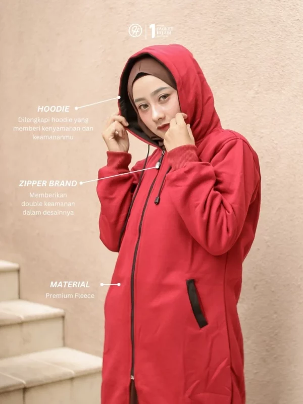 Hijacket® BASIC Maroon Black