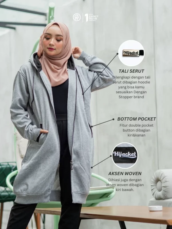 Hijacket® BASIC Grey Black