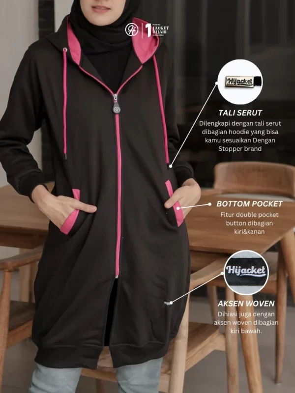 Hijacket® BASIC Black Pink