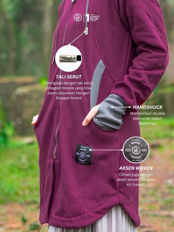 HIJACKET® ELEKTRA Burgundy