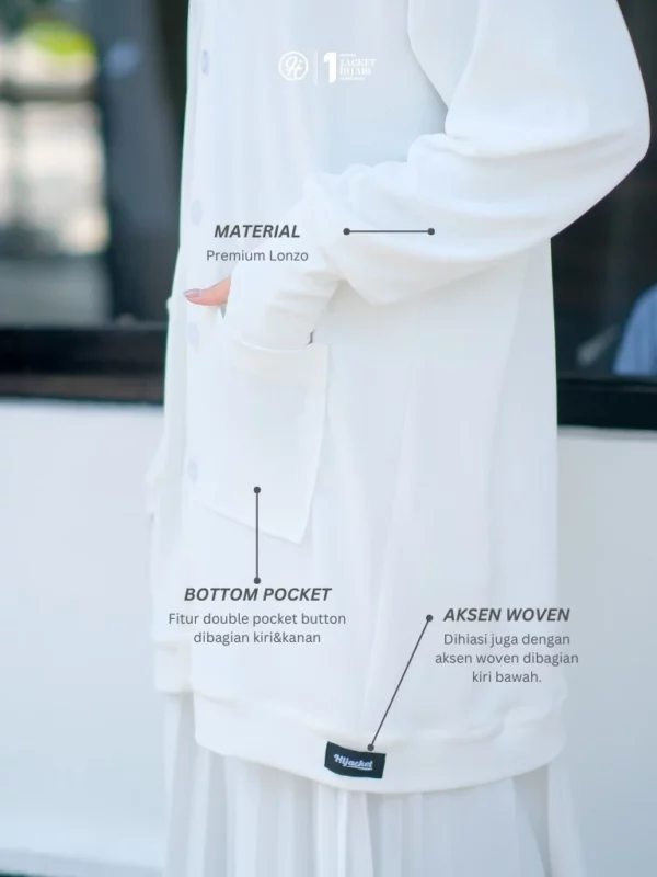HIJACKET® KHADIJAH Broken White