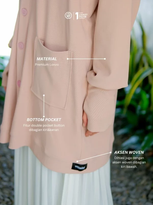 HIJACKET® KHADIJAH Crystal Pink